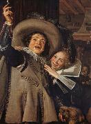 Frans Hals Young Man and Woman in an Inn Sweden oil painting artist